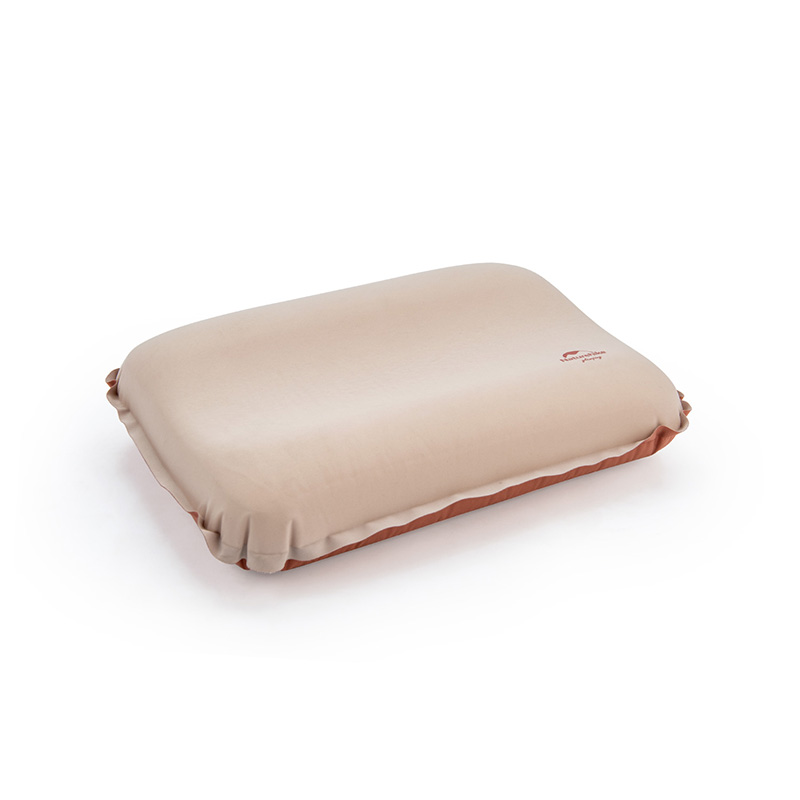 Naturehike samonafukovací anatomický vankúšik 320g - krémový/tehlový